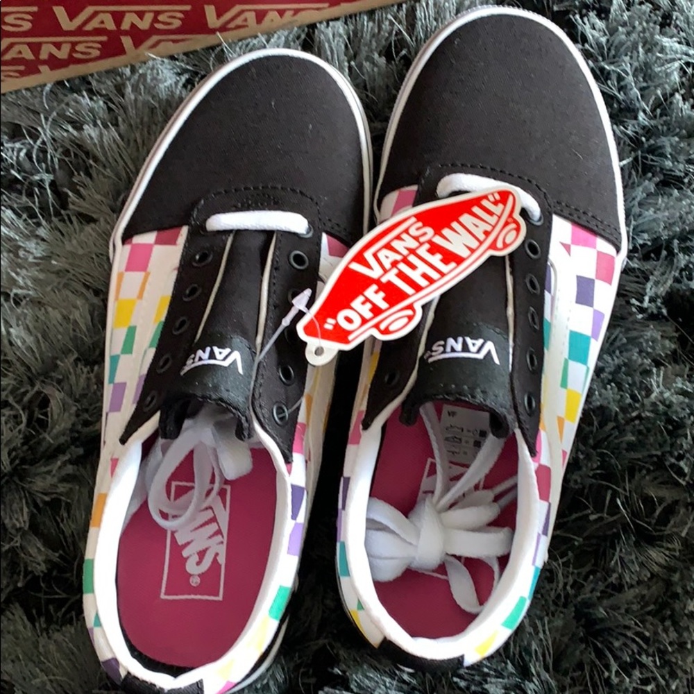 VANS BIG KID WARD SNEAKERS Party Check - Picture 4 of 14